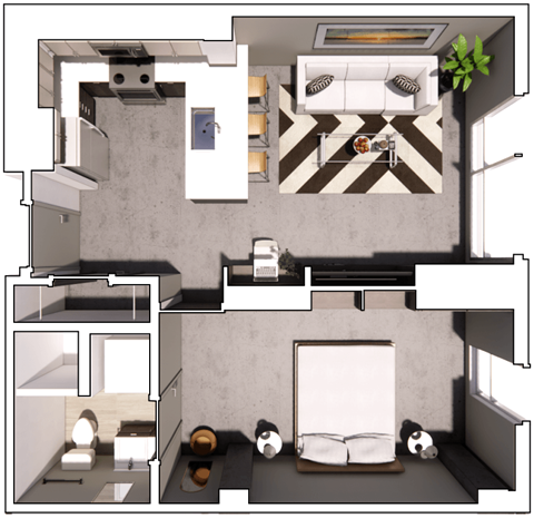 108 S. 1st St 1-2 Beds Apartment for Rent - Photo Gallery 19